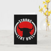 強いライクブルブルボディビルとパワーリフティング2 カード (黄色い花)