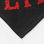 強いライクブルボディビルとパワーリフティング フリースブランケット (角)