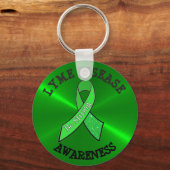 強いライム病認識度キーチェーン キーホルダー (正面)