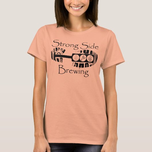 強いランナー – アスレチックT – 女性 Tシャツ (正面)