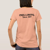 強いランナー – アスレチックT – 女性 Tシャツ (裏面)