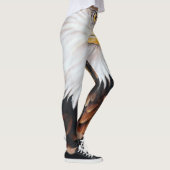 強いワシの油絵 レギンス (右)