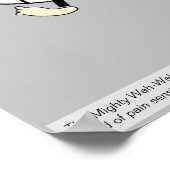 強いワワ（痛みを感じる神） ポスター (角)