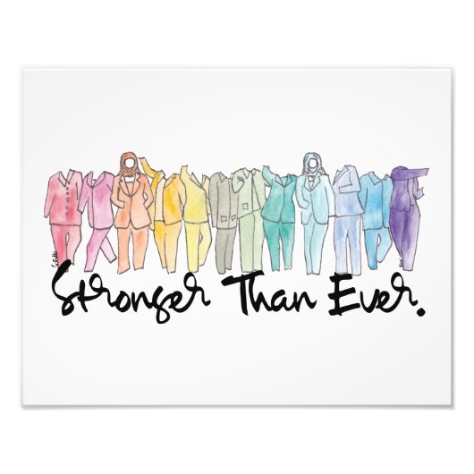 強い一緒に大きなプリント フォトプリント            (正面)