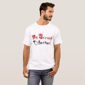 強い一緒に日本2側面のTシャツのみんなでがんばろうシャがあって下さい Tシャツ (正面フル)