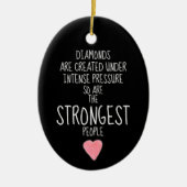 強い人々が励感動的ます セラミックオーナメント (正面)