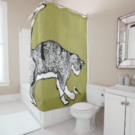 強い人々の思いやり シャワーカーテン