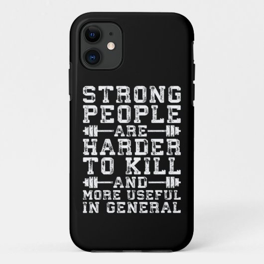 強い人々は殺すのが難しい – トレーニング Case-Mate iPhoneケース (裏面)