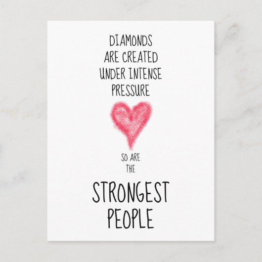 強い人々  inspirational ポストカード (正面)