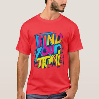 強い人を見つける Tシャツ