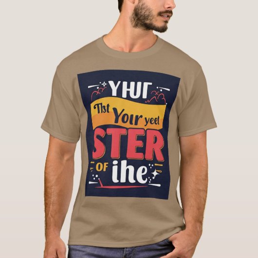 強い人を見つける Tシャツ (正面)