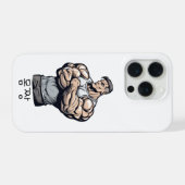 強い人 iPhoneケース (裏面横)