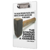 強い人Aハ運ンマ – ジムトレーニング クリップボード (左)