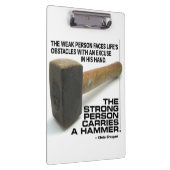 強い人Aハ運ンマ – ジムトレーニング クリップボード (右)