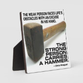 強い人Aハ運ンマ – ジムトレーニング フォトプラーク (正面)