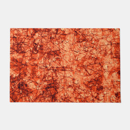 強い傷とレリーフ、 浮き彫り ドアマット