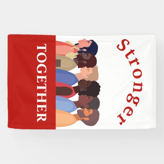 強い共生数々の文化多様性 横断幕 (横)