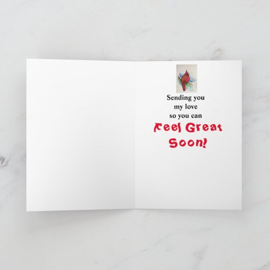 強い勇敢な祖父が元気に（鳥）ショウジョウコウカンチョウ カード (内部)