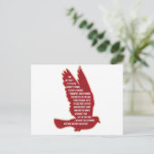 強い勇気を出す ポストカード (スタンド正面)