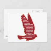 強い勇気を出す ポストカード (正面/裏面)