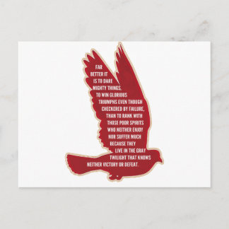 強い勇気を出す ポストカード