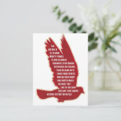 強い勇気を出す ポストカード (スタンド正面)