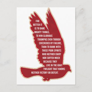 強い勇気を出す ポストカード