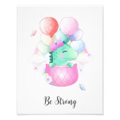 強い動物の保育園の壁アート フォトプリント            (正面)