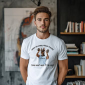 強い友人をチェック Tシャツ