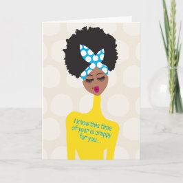 強い友達のことを気にかけて - ひどい1年 サンキューカード