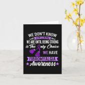 強い唯一の選択線維筋痛認識度1 カード (黄色い花)