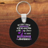 強い唯一の選択線維筋痛認識度1 キーホルダー (正面)