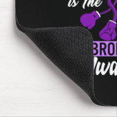 強い唯一の選択線維筋痛認識度1 マウスパッド (コーナー)