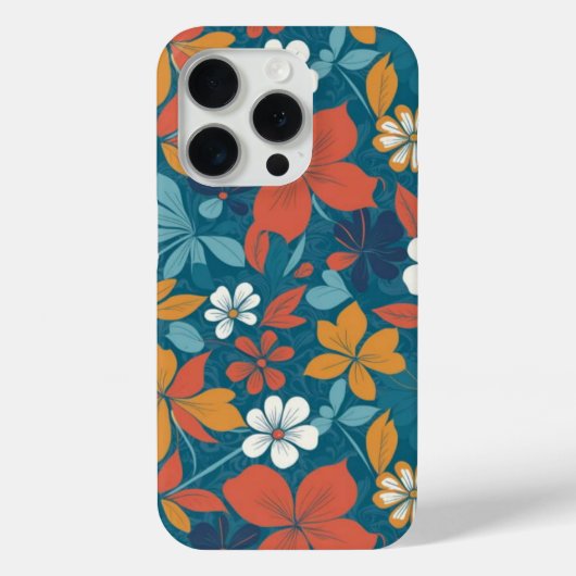 強い夏の花柄 Case-Mate iPhoneケース (裏面)