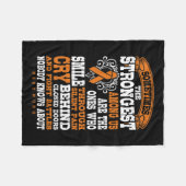 強い多発性硬化症の中で最も強い フリースブランケット (正面(横))