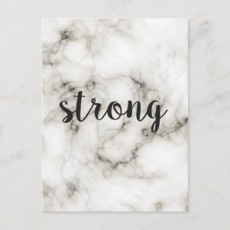 強い大理石 ポストカード