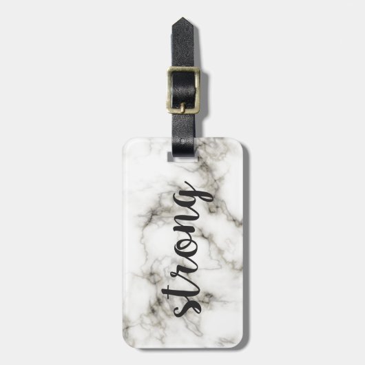 強い大理石 ラゲッジタグ (正面縦)