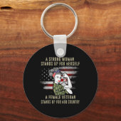 強い女が女物を引き立てる キーホルダー (正面)