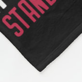 強い女が退役軍人の女中を引き立てる フリースブランケット (角)