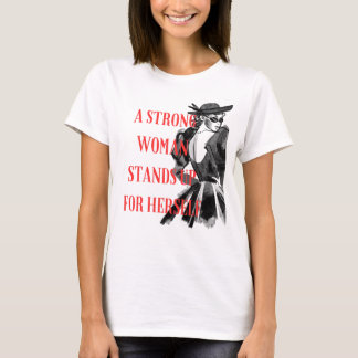 強い女がTシャツを引き立てる Tシャツ