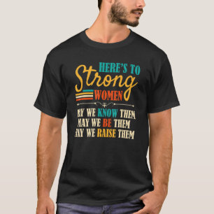 強い女に対して我々は彼らを知っているかもしれない Tシャツ