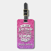 強い女に育てられたので私は強い ラゲッジタグ (正面縦)