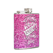 強い女は強い女の子を育てるカスタム フラスク (右)