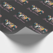 強い女性が女性の多様性を誇りを持った後押し ラッピングペーパー (角)