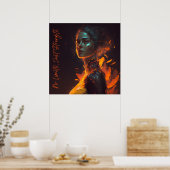 強い女性と強い世界 – ポスター吸息 ポスター (キッチン)