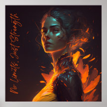 強い女性と強い世界 – ポスター吸息