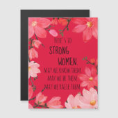 強い女性にさくらんぼ赤フローラ磁気 (正面/裏面)