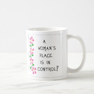 強い女性についてマグカップ – 女性のためのおもしろいユーモア コーヒーマグカップ
