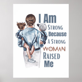 強い女性に育てられて私は強い ポスター