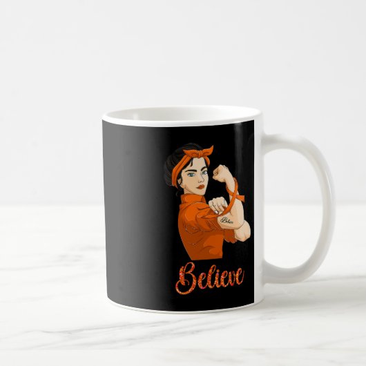 強い女性の血液がん2 コーヒーマグカップ (右)